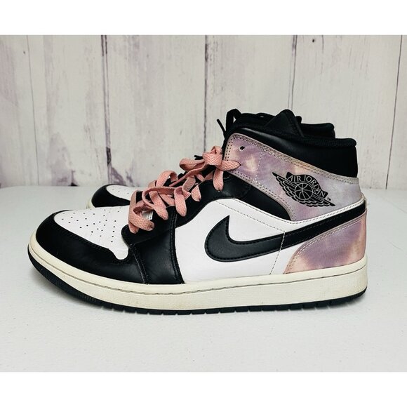 Nike Air Jordan 1 Mid SE Zen Master Mens Size 10 Black Athletic Shoes Sneakers - Picture 2 of 6